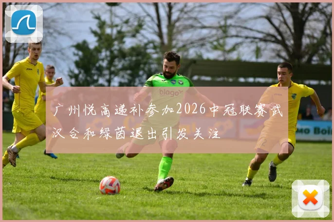 广州悦高递补参加2026中冠联赛武汉合和绿茵退出引发关注